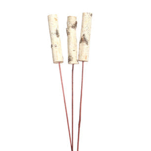 birch spike- natural - bulk - 75/case