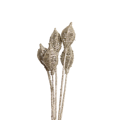 lantern - 6 stem - champagne glitter