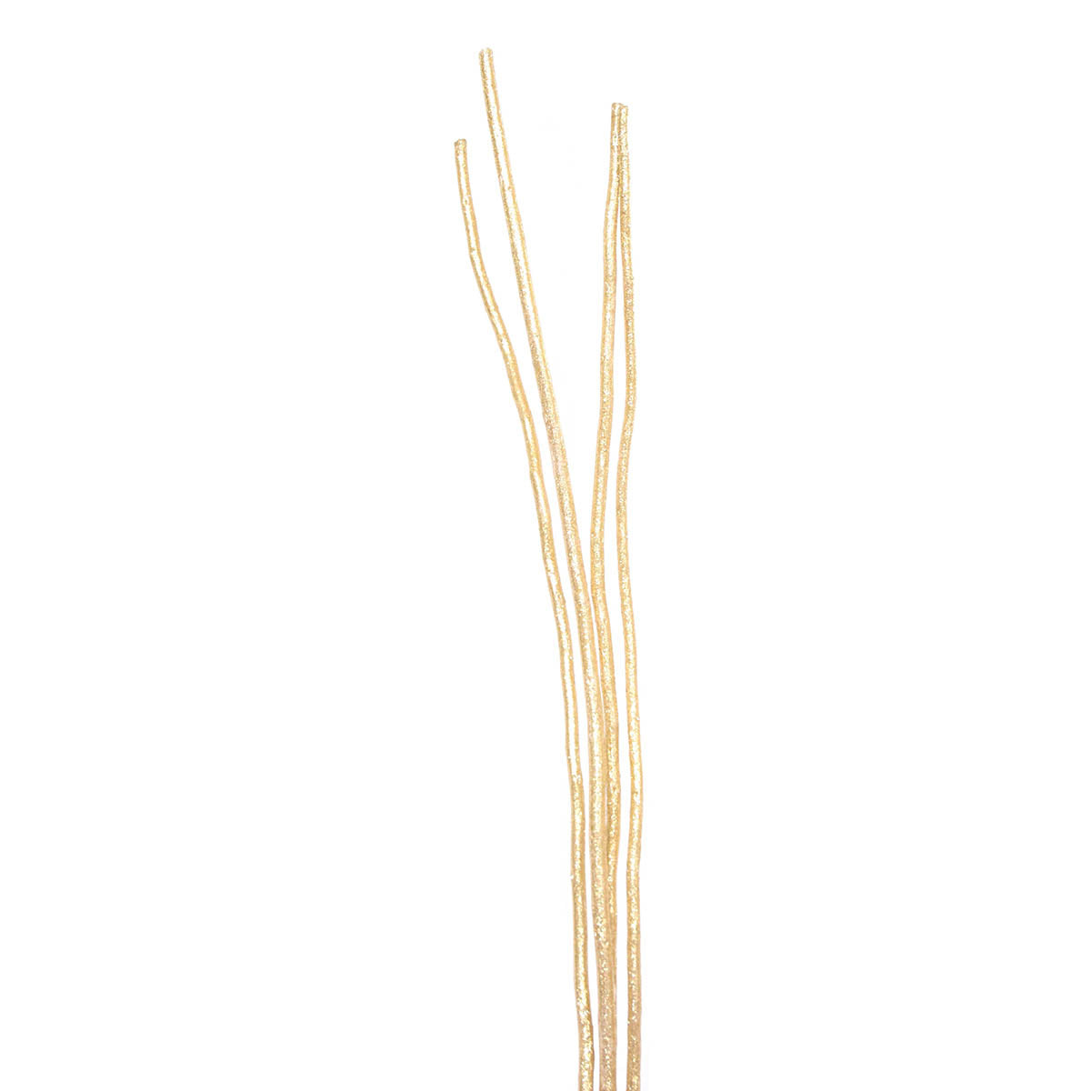 mitsui stick - 3-4 stem - gold glitter