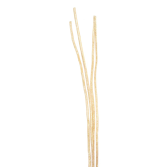 mitsui stick - 3-4 stem - gold glitter