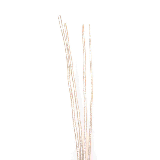 mitsui stick - 3-4 stem - silver glitter