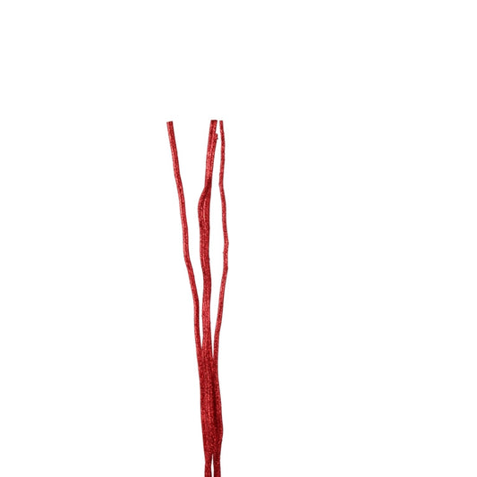 mitsui stick - 3-4 stem - red glitter