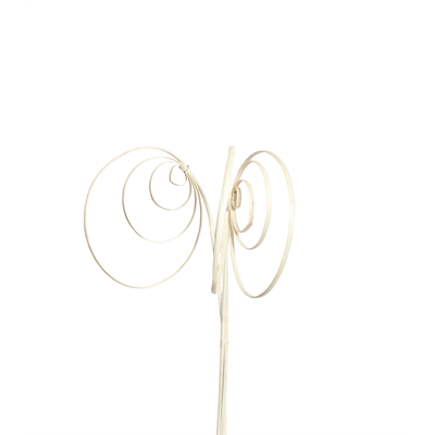 jumbo cane circles - 3 stem - bleached