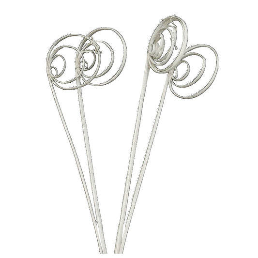 cane circles - white painted - bulk - 300/case