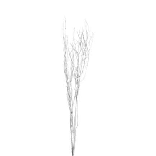 jay branches - white glitter - bulk - 200/case