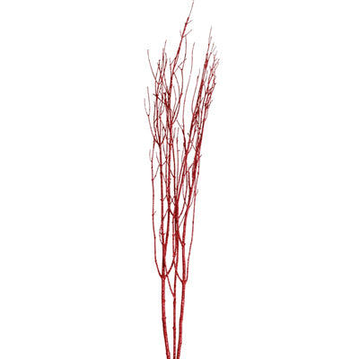 jay branches - red glitter - bulk - 200/case