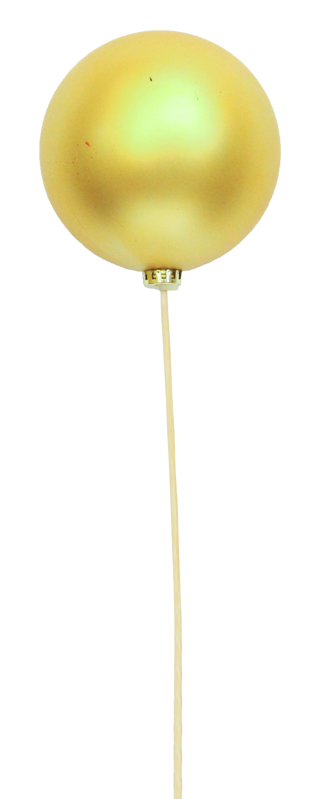 ornamental balls 15cm (1 stem) gold matte