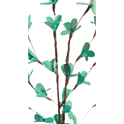 blossom branches (2 stem) aqua