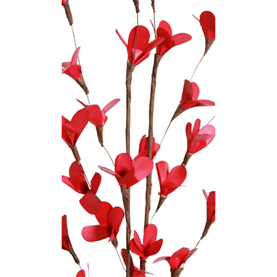 blossom branches (2 stem) red