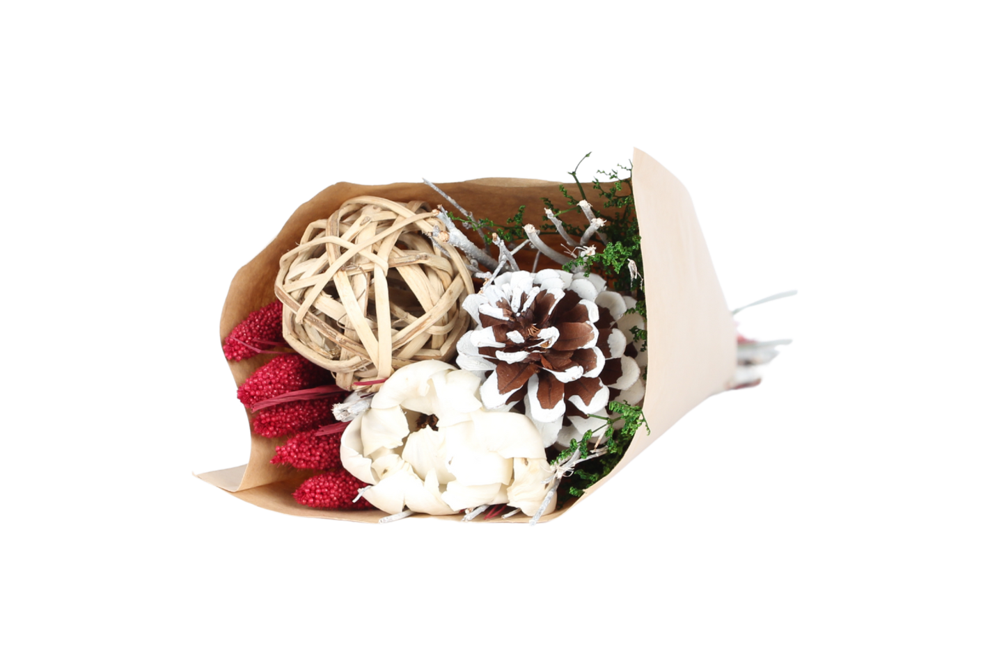 winter forest - small round