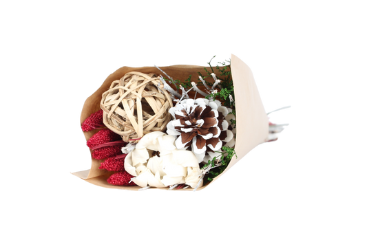 winter forest - small round