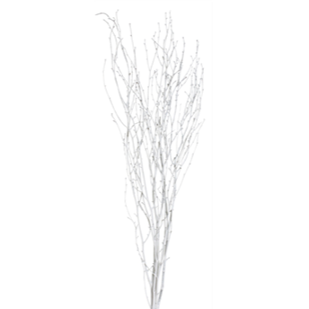 jay branches - 48in - white glitter