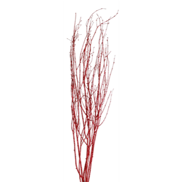 jay branches - 48in - red glitter