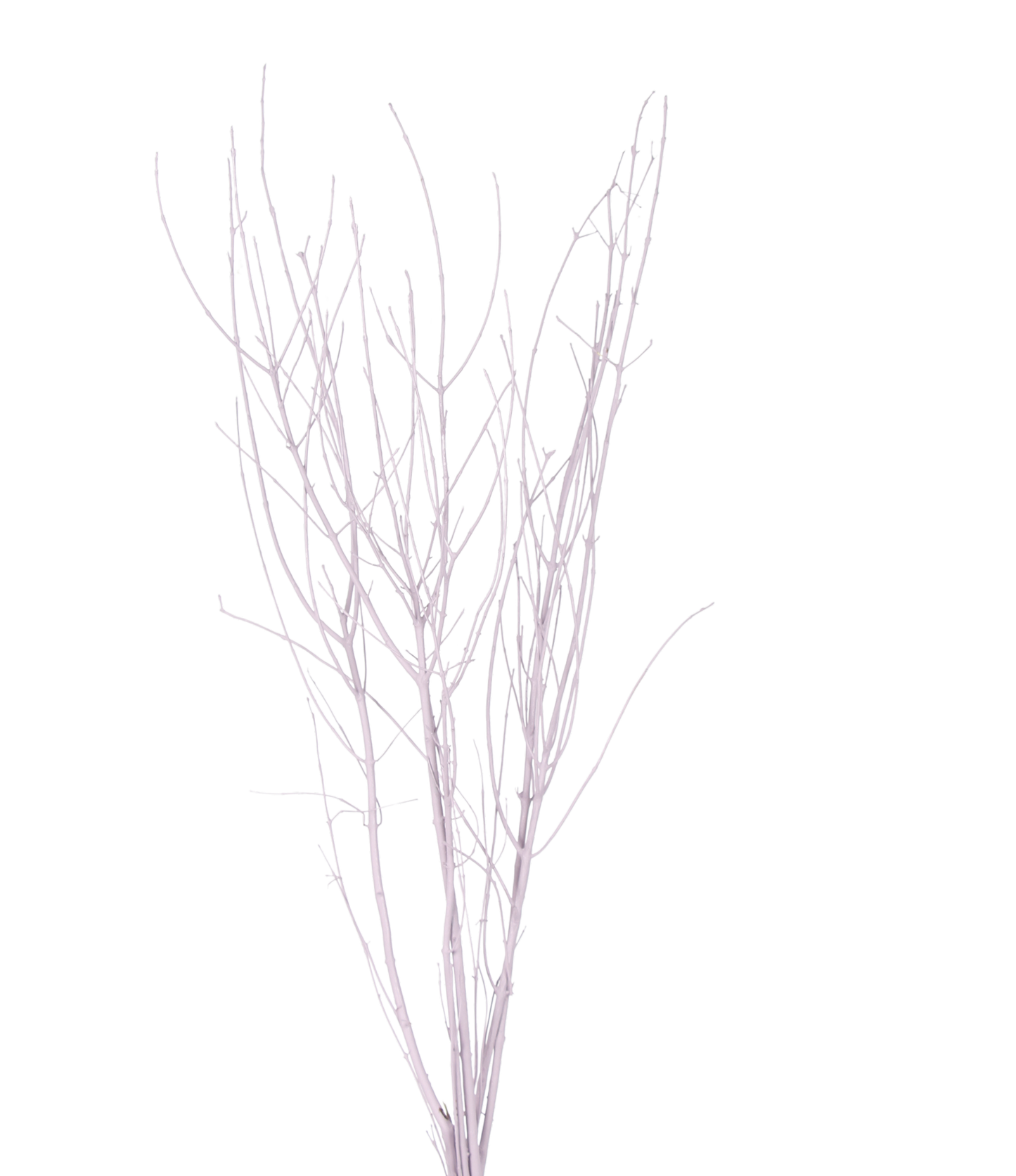 bamboo branches - lavender paint
