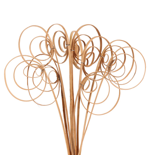 cane circles - 10 stem - natural