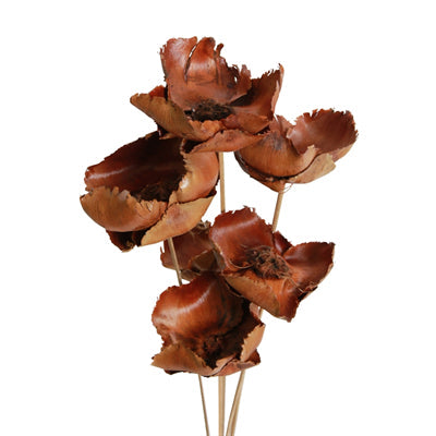 palm caps - stem - natural - bulk - 200/case