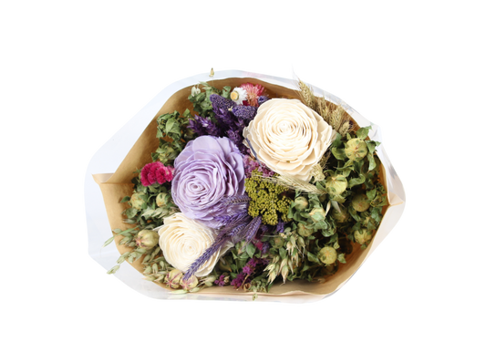 purple rose - premium round