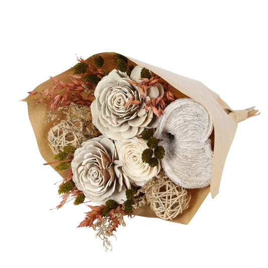 vintage rose - large round