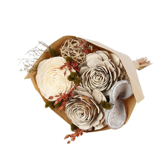 vintage rose - medium round